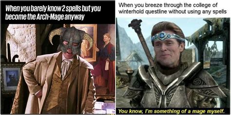 Skyrim 10 Hilarious Memes About Being A Mage Only True Fans Understand