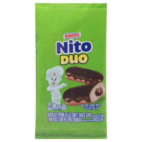 Bimbo Nito Duo Chocolate Creme Filled Sweet Roll 437 Oz Dillons
