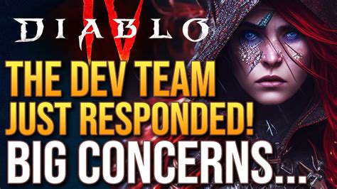 Diablo 4 The Dev Team Just Gave An Update And Big Concerns Whats