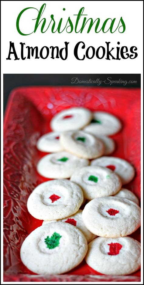 Almond flour is a popular flour made from ground almonds. Christmas Almond Cookies | Recipe | Almond cookies ...