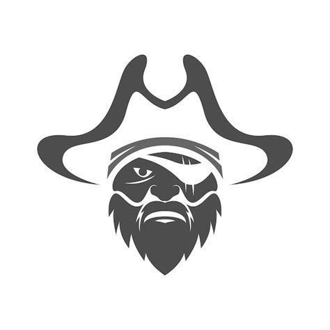 Premium Vector Pirate Logo Icon Design Illustration
