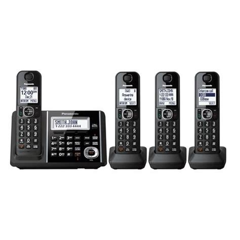 Panasonic Dect 4 Handset Expandable Digital Cordless Phone Nexhi