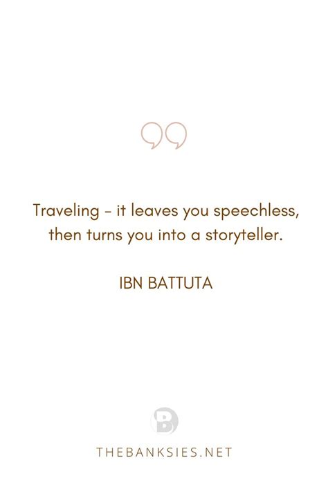 A Quote On Traveling With Two Speech Bubbles Above The Words Travelling