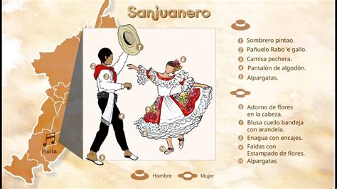 el huila y sus trajes trajes tÍpicos del sanjuanero huilense
