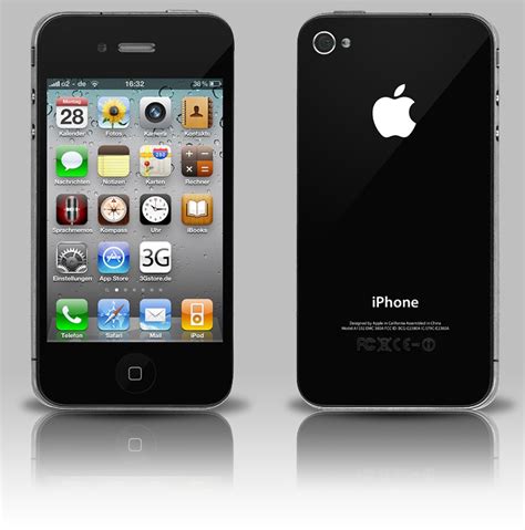 Apple Iphone 4 Schwarz Front Und Rückseite Apple Iphone 4 Flickr