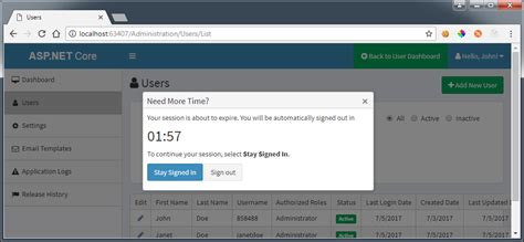 Session Detecting Session Timeout In Asp Net Core A Guide