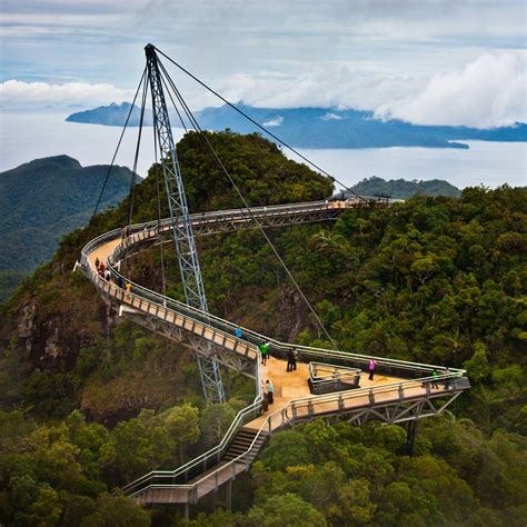 Langkawi sky bridge and burau bay are also within 15 minutes.…situated near the beach, this hotel is steps from langkawi cable car and oriental village. The 19 coolest bridges in the world | Sky bridge, Cable ...