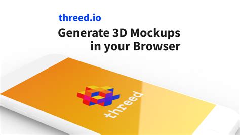 threedio generate custom  device mockups freebies  device display  generator graphic