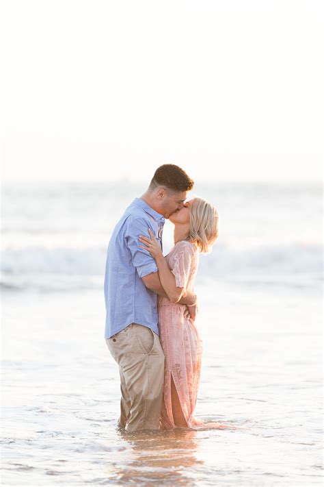 Water Beach Engagement Session Beach Engagement Engagement Pictures Engagement Inspo