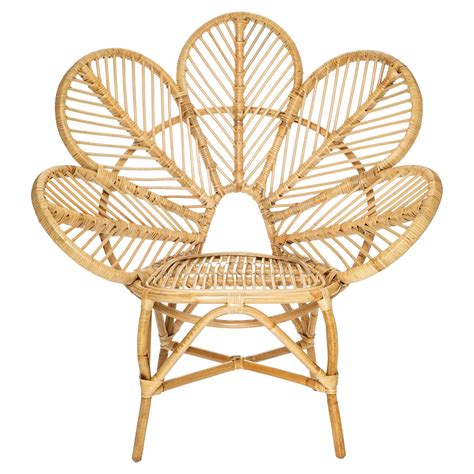 Kavalari Rattan Flower Chair, Natural