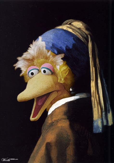Sesame Street Fine Art Photoshop The Mary Sue Girl With Pearl Earring
