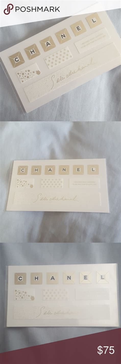 Authentic Chanel Stickers Chanel Stickers Keyboard Stickers Chanel