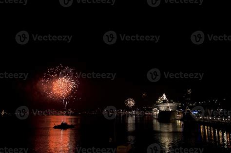 Fireworks In Stockholm Harbor Sweden 20177241 Stock Photo At Vecteezy
