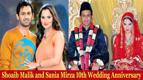 Shoaib Malik And Sania Mirza Celebrating Their 10th Wedding Anniversary