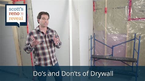 Drywall Installation Dos And Donts Youtube