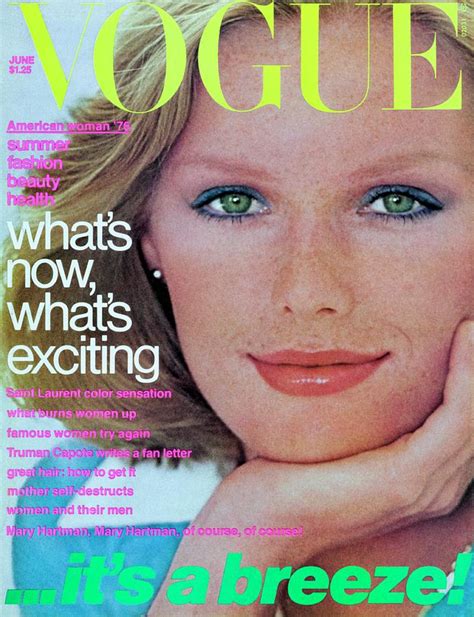 Vogue Cover Featuring Patti Hansen By Francesco Scavullo