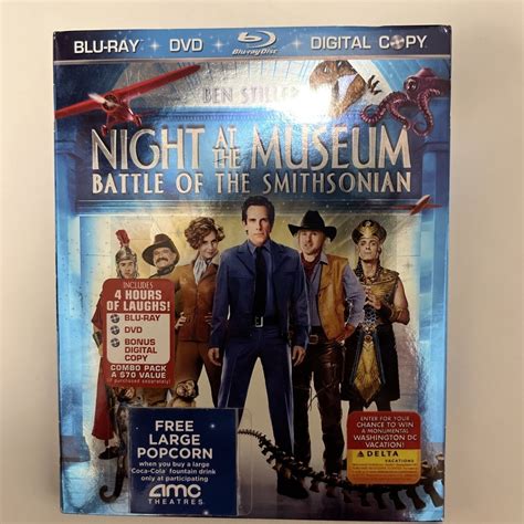 Night At The Museum Battle Of The Smithsonian Blu Ray W Slip Cover