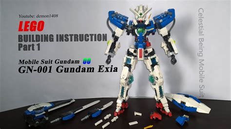 Building Instruction Lego Gundam Exia Part 1 Mobile Suit Gundam