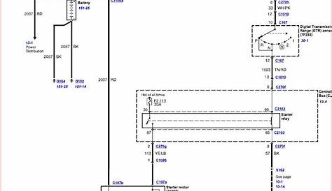 ford f150 starter wiring diagram