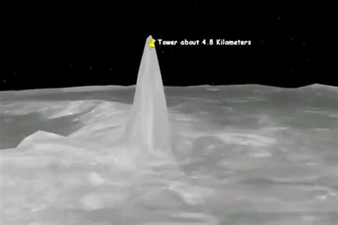 Six Mysterious 3 Mile High Alien Towers Discovered On The Moon In