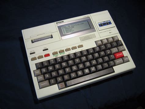 A group of twenty units may also be referred to as a score. Epson HX-20