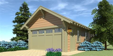 Garage Plans Craftsman House Plan With Rv Garage And