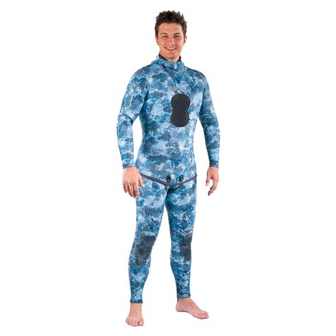 Mares Two Piece Wetsuit Blue Camouflage 3mm West Marine