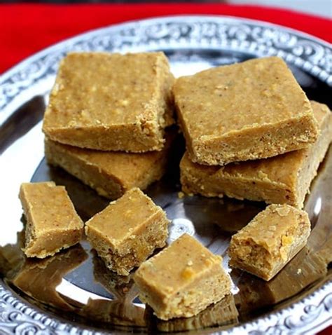 Besan Barfi Indian Chickpea Flour Fudge Diamond Recipe