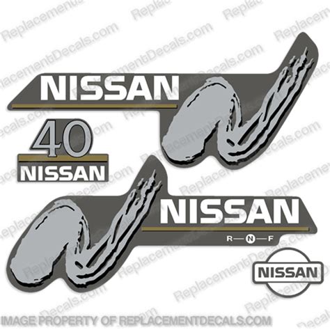 Nissan 40hp Decal Kit