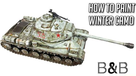 How To Paint Winter Camouflage Youtube