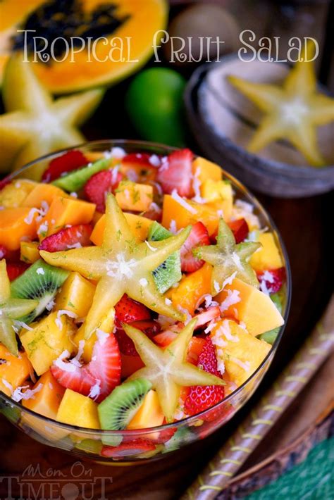This Tropical Fruit Salad With Honey Lime Dressing Is Going To Be The