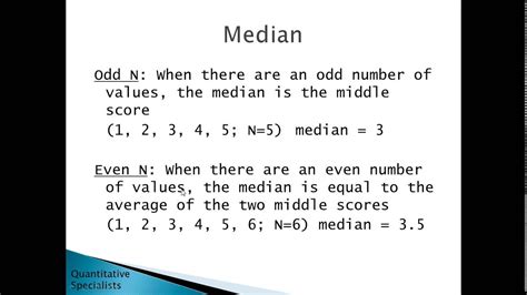 Formula of median of grouped data : Measures of Central Tendency - Mean, Median, and Mode ...