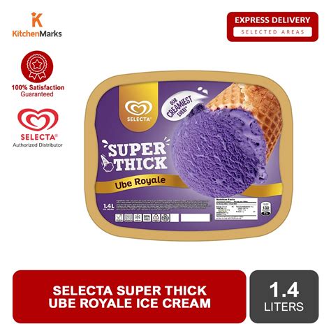 SELECTA Super Thick Ube Royale Ice Cream L Shopee Philippines