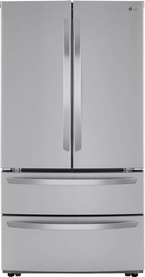 The ice bin, crisper cover if your icemaker is equipped with an ice shutoff arm, maker sure that the arm moves freely. LG LMWC23626S 36 Inch 4-Door French Door Refrigerator with ...