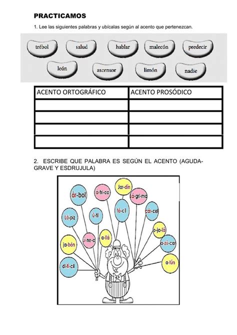 Acento Ortográfico Y Prosódico Worksheet Cards Playing Cards Games