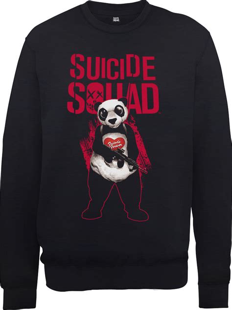 Sweatshirt Ohne Kapuze Dc Comics Suicide Squad Panda Squad Dedoles
