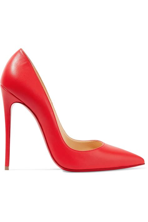 Christian Louboutin So Kate 120 Leather Pumps In Red Lyst