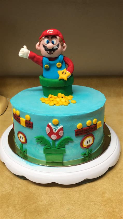 Super Mario Mario Bros Cake Mario Birthday Cake Super Mario Cake