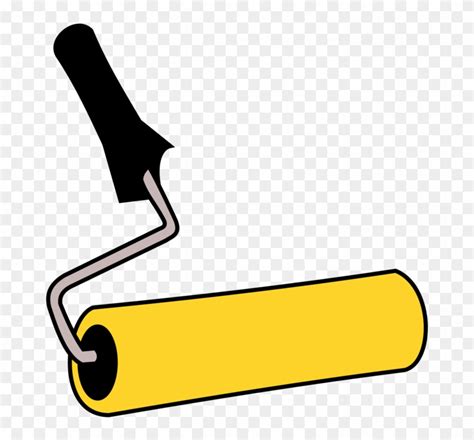 Paintbrush Paint Rollers Painting Paint Roller Clipart Hd Png