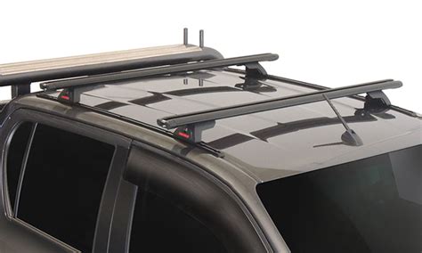 Toyota Hilux Revo Dc 2016 Current Slimline Ii Roof Rack Kit Premium