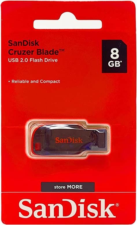 Sandisk Cruzer Blade 8gb Usb 20 Flash Drive Sdcz50 008g B35 Amazon