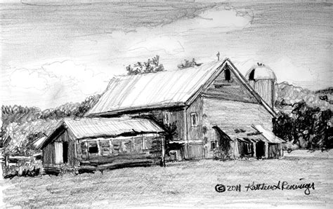 Farm Scene Drawing At Explore Collection Of Farm
