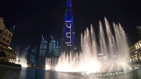 Dubai Dancing Fountain Youtube