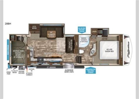 Check spelling or type a new query. Floorplan - 2019 Reflection 28BH Fifth Wheel | Grand ...