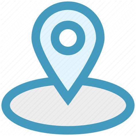 Area Current Location Direction Map Marker Navigation Pin Icon