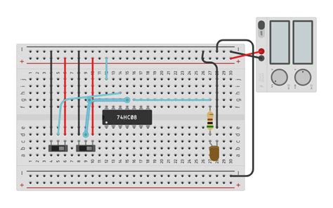 Circuit Design Atividade Circuito Lógico Combinacional Tinkercad