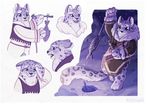 Artstation Snow Leopard Character Design