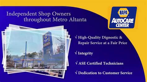 Located in york county near me & areas local to. Why Choose NAPA AutoCare Atlanta for Honest Car Repair ...
