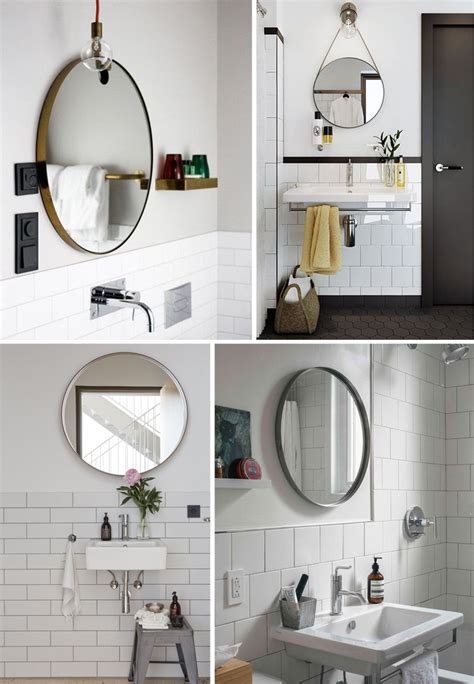 From the bathroom mirror where you do your makeup, floss. Easy Bathroom Decor Refresh: A Round Bathroom Mirror ...