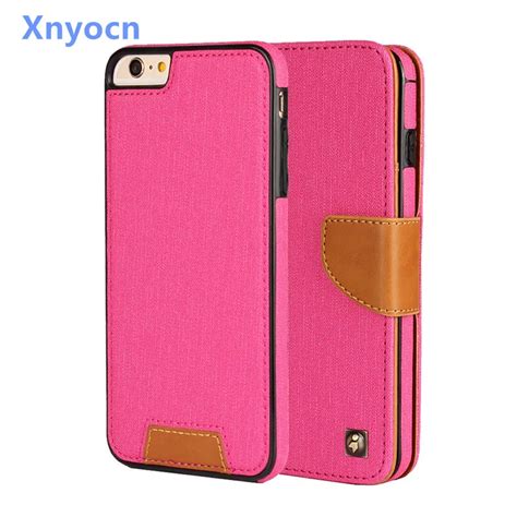 For Apple Iphone 6 6s Plus Flip Leather Wallet Case High Quality 2 In